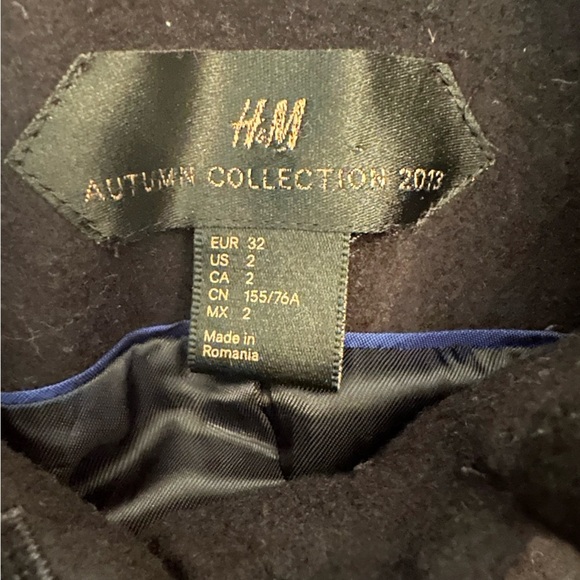 H&M 2013 autumn collection wool blended jacket size 2 - Picture 6 of 15